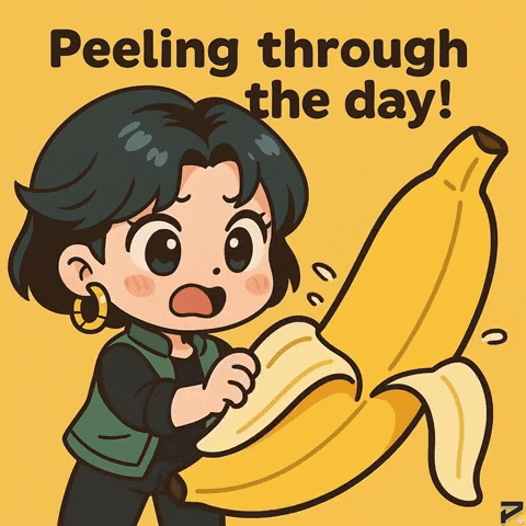 Banana Peel Hana GIF by Persona