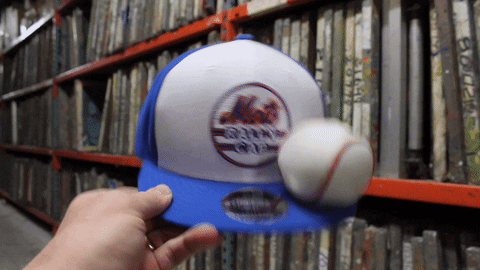 new era cap mets GIF by The 7 Line
