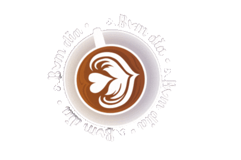 Bom Dia Cafe Sticker