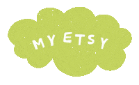 Illustration Cloud Sticker