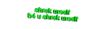 Quote Shrek Sticker by AnimatedText