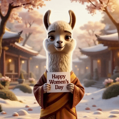 dalaillamazen animation cartoon women day GIF
