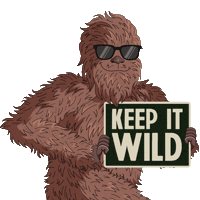 Big Foot Sasquatch Sticker