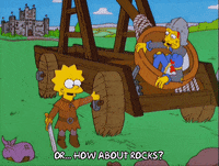lisa simpson pointing GIF