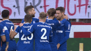 Celebration Goal GIF by FC Schalke 04