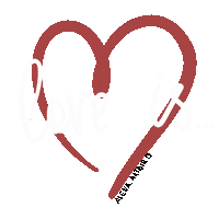 Love You Heart Sticker