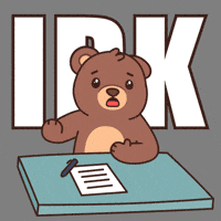 Confused Teddy Bear GIF by BEARISH