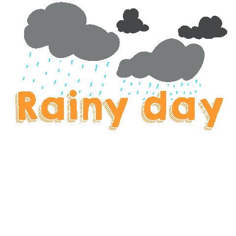 Rainy Day Water Sticker