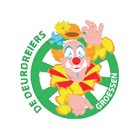 Sew_Smits carnaval groessen deurdreiers Sticker
