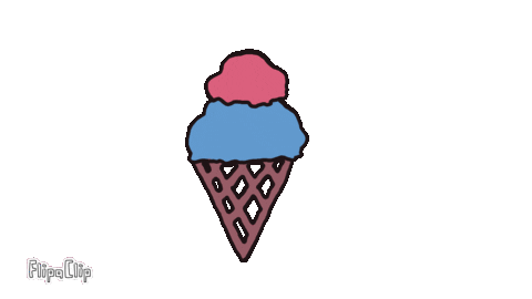 Melting Ice Cream Sticker