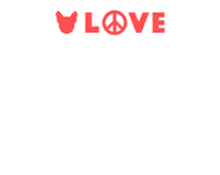 Rainbow Love Sticker by frenchiepetsupply