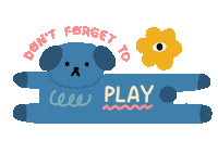 Dog Play Sticker