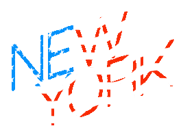 Explore New York Sticker by Mat Voyce