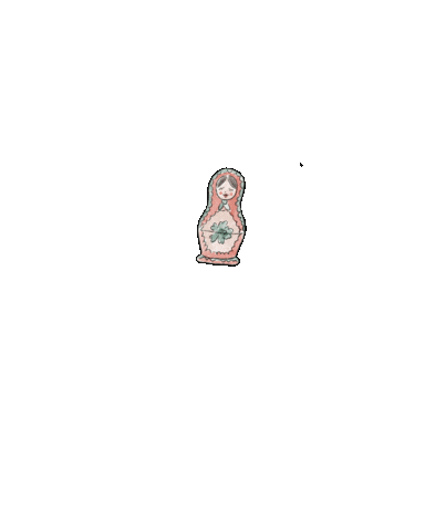 Klopotkat giphyupload matryoshka матрешка russian dolls Sticker