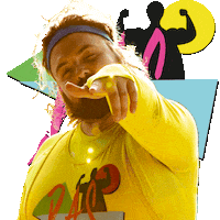 Fitness 80S Sticker by Marcel Dehnbar