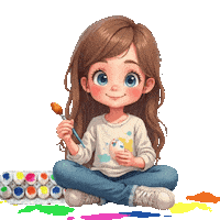 Boys Girls Easter Sticker