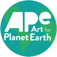 ArtforPlanetEarth ape artforplanetearth art for planet earth Sticker