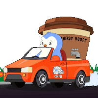 Good Morning Coffee Sticker by Pudgy Penguins