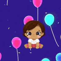 darriedar party animation celebration birthday GIF