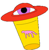 Beervananz beer wink ufo new zealand Sticker