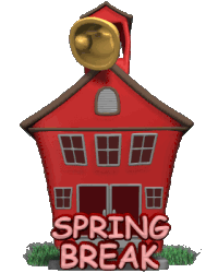 spring break school Sticker