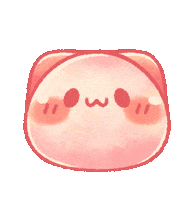 TONESHIEEE happy pink orange spa Sticker