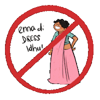 Tamil Aunty Sticker