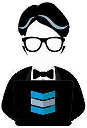Fancy Bowtie Sticker by STACKED MARKETER
