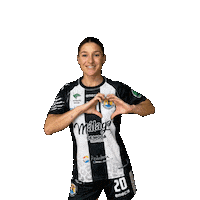 Te Amo Handball Sticker by Club Balonmano Femenino Málaga Costa del Sol