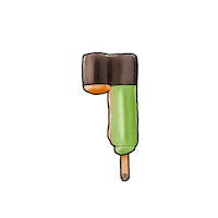 Eis Am Stiel Summer Sticker by MULTI AWESOME STUDIO