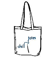 chill totes Sticker by chillhouse