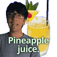 Fruit Juice Apple Sticker