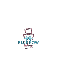 bluebowbakery fresh freshly made blue bow bakery bluebowbakery Sticker