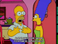 Season 3 Chest GIF by The Simpsons