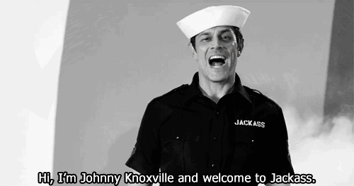 Johnny Knoxville Jackass GIF