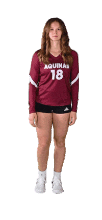 Game Time Athlete Sticker by Aquinas Volleyball