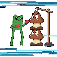 Ready To Fight Sticker by fwogs