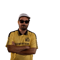 Sunglasses Luki Sticker by Radio Gelb-Schwarz