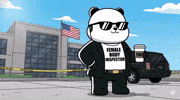 Coffee Sunglasses GIF by Kanpai Pandas