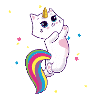 Cat Rainbow Sticker by Kelloggs_de