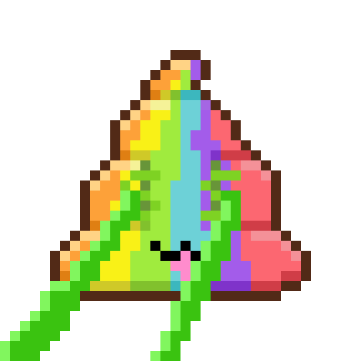 Pixel Shitting Sticker by Poopies.io
