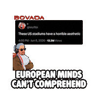 European Stadiums Sticker by Bovada