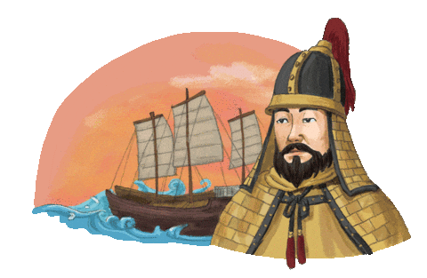 Korea Ship Sticker by vank