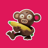 Hungry Monkey GIF