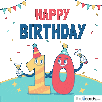 Happy Birthday Sticker by TheEcards.com