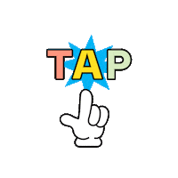 Tapping Double Tap Sticker by Google