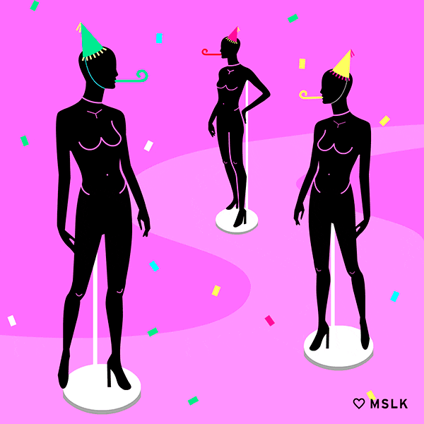 sassy happy birthday GIF by MSLK Design