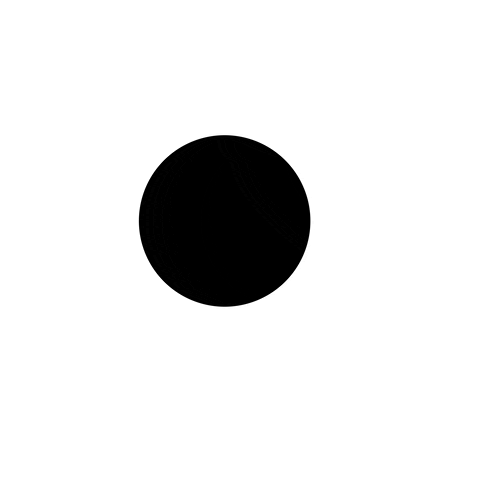 atanitan black roll round black circle GIF