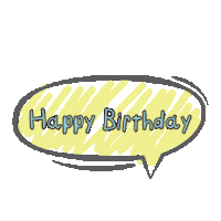 Happy Birthday Sticker