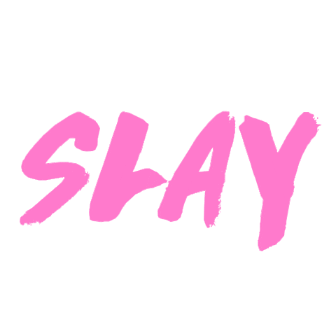 pink slay Sticker by prettylittlething